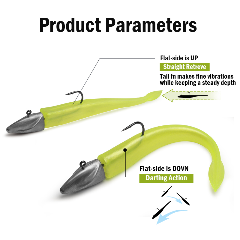 LEYDUN BR Soft Bait Fishing Lu - огляд і ціна Fishing Lure Swimbait