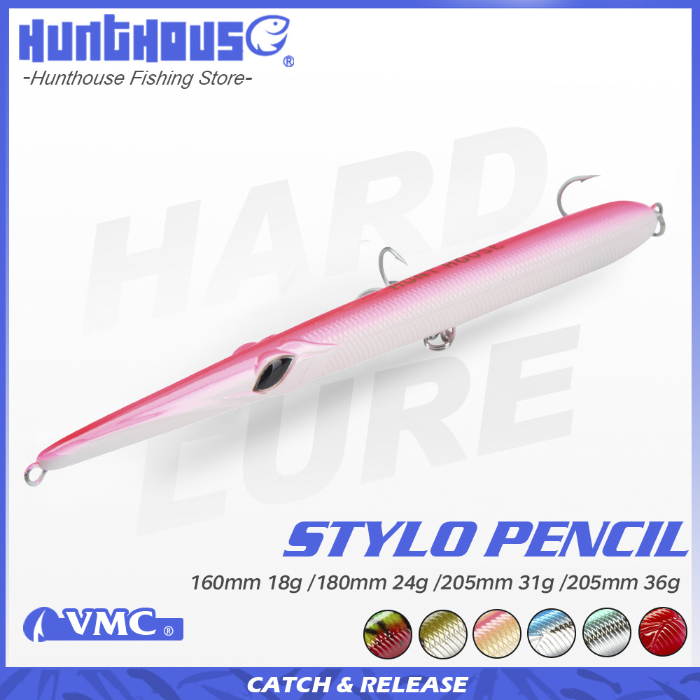 Hunthouse Stylo 160/180/205mm  - огляд і ціна Fishing Lure Topwater