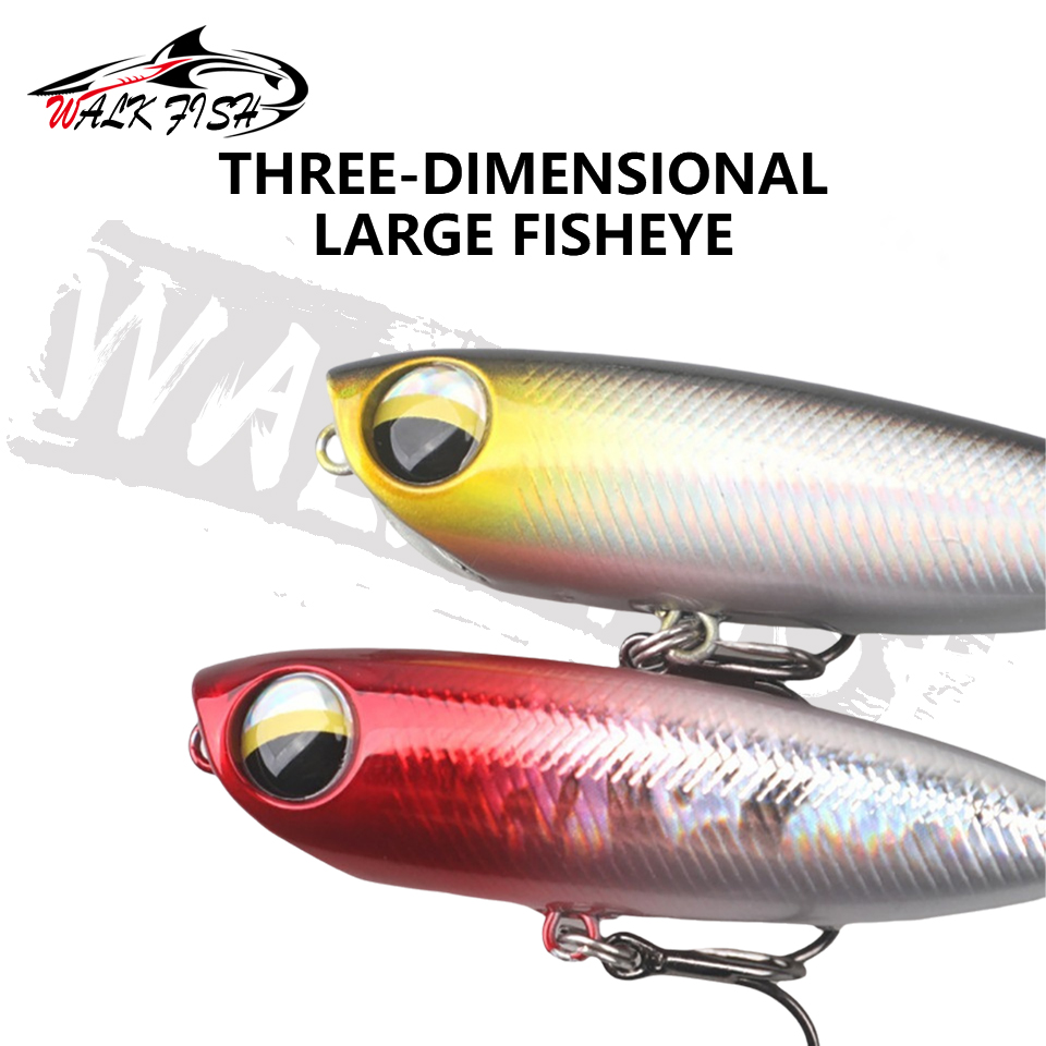 WALK FISH 1Pcs 6cm 5.6g Topwat - огляд і ціна Fishing Lure Topwater